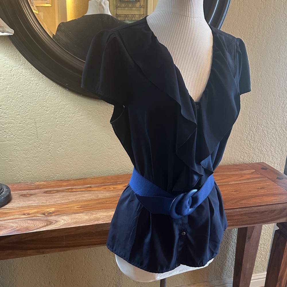 Banana Republic Navy Blouse